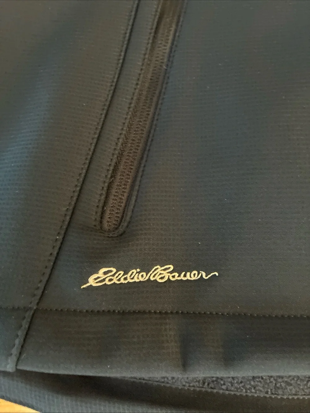 New Eddie Bauer Navy Sleeveless Softshell Vest